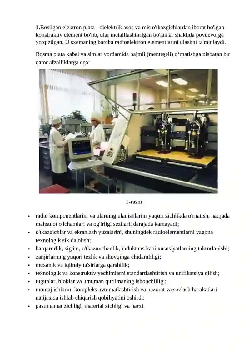 Bosma plata tavsifi maqsadi 2