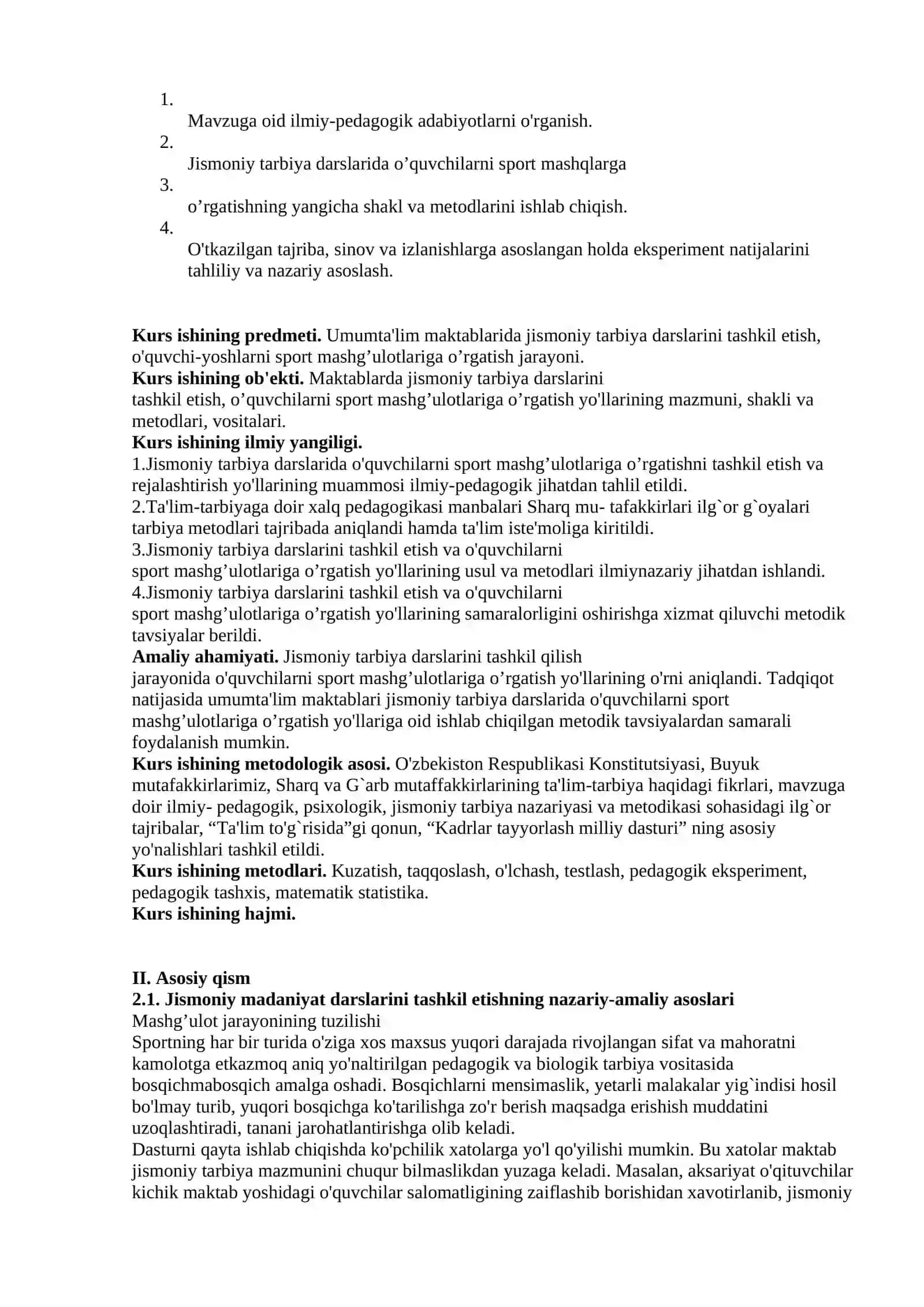 Jismoniy tarbiya nazariyasiga kirish 2