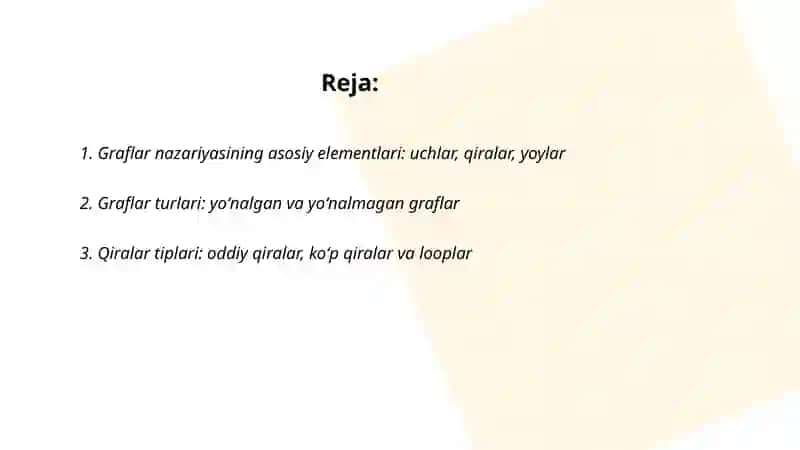 Grafiklar nazariyasi 2