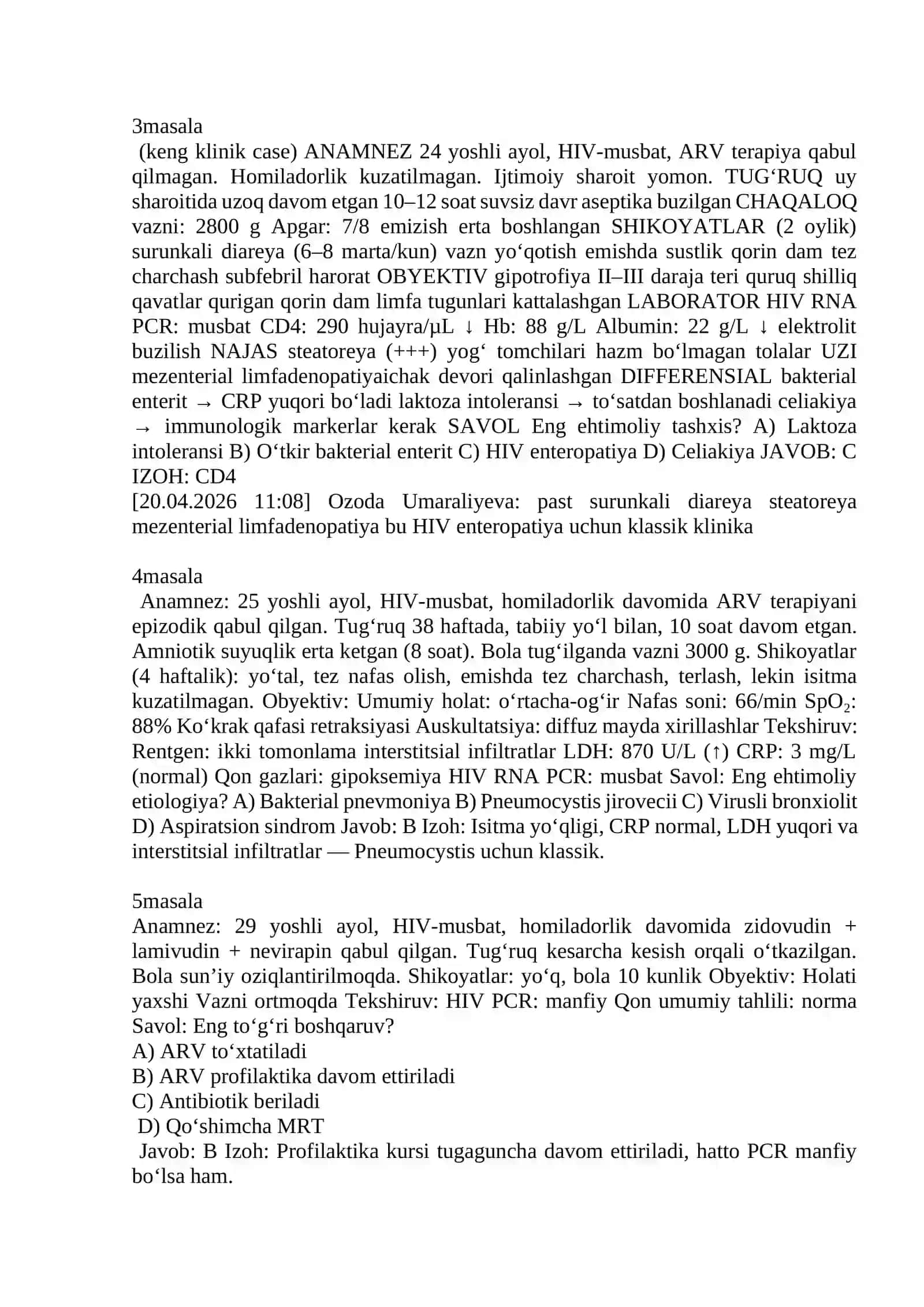 ANAMNEZ (antenatal + ijtimoiy) 2