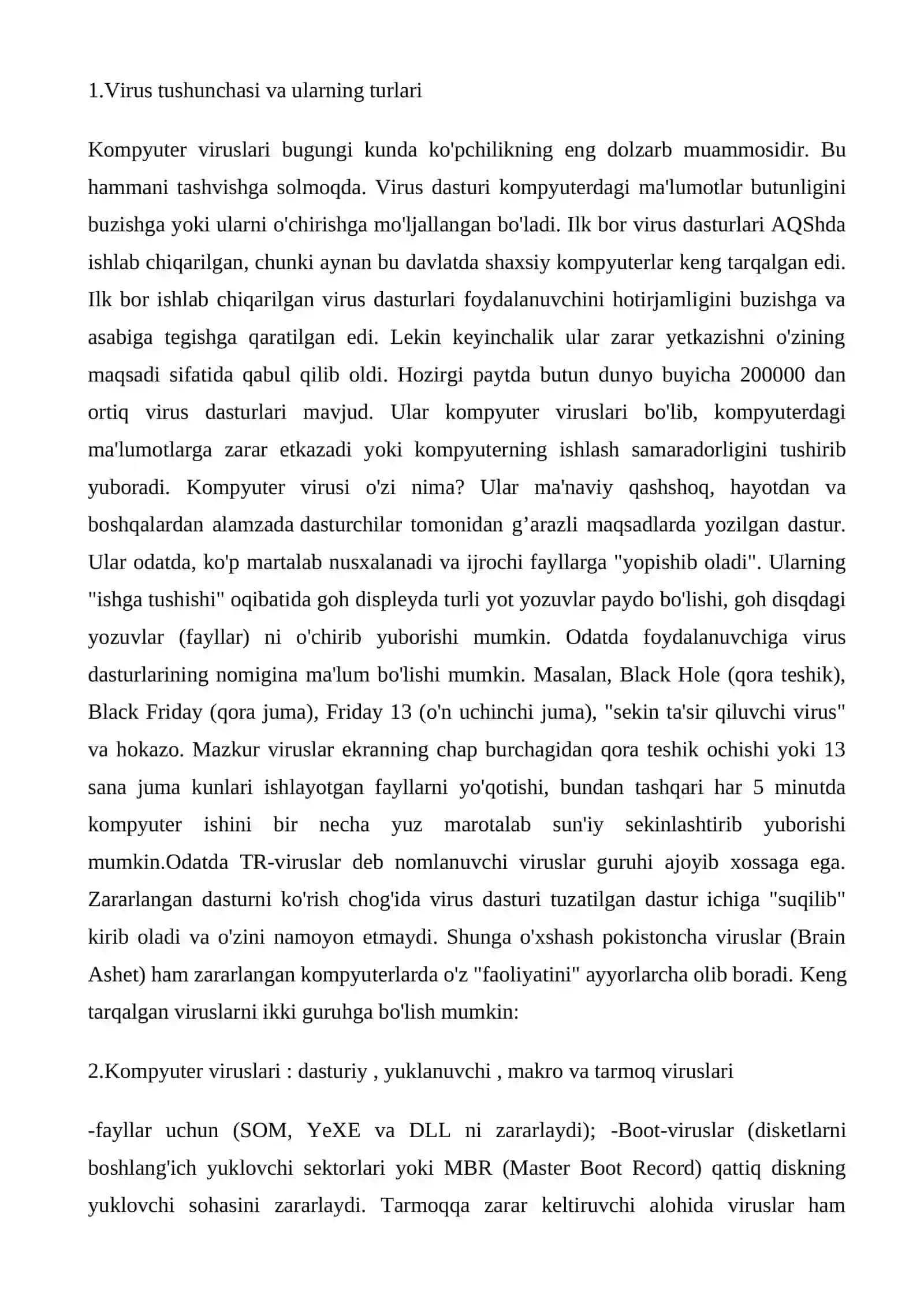 Axborot xavfsizligini ta’minlash 2