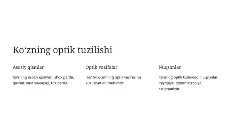 Ko‘z-optik sistema va spektral sezgirlik 2