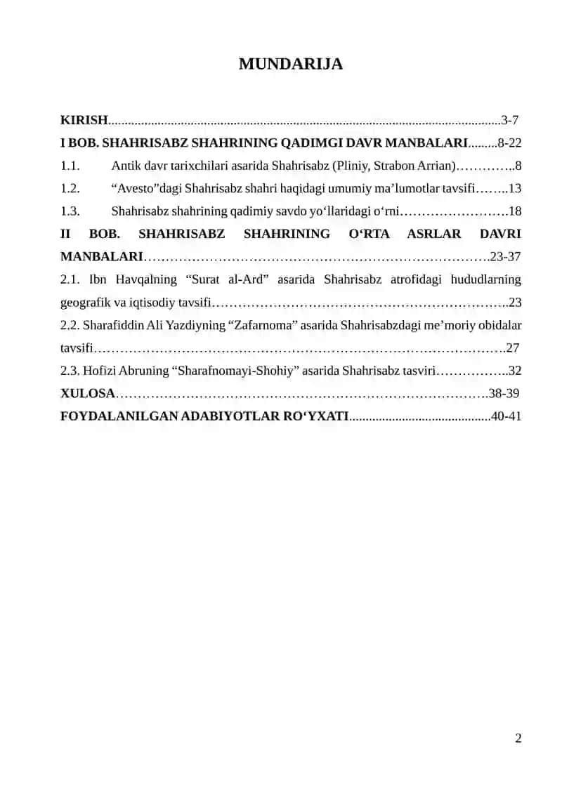 SHAHRISABZ SHAHRINING TARIXIY MANBALARDA AKS ETISHI 2
