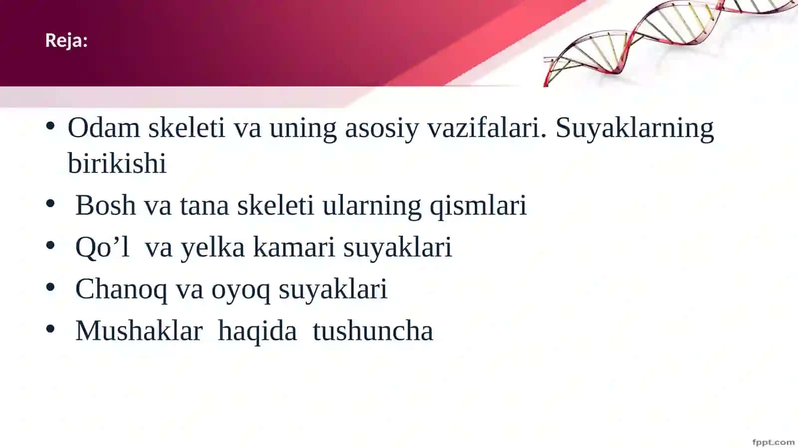 Tibbiyot tayyorlov fani 2