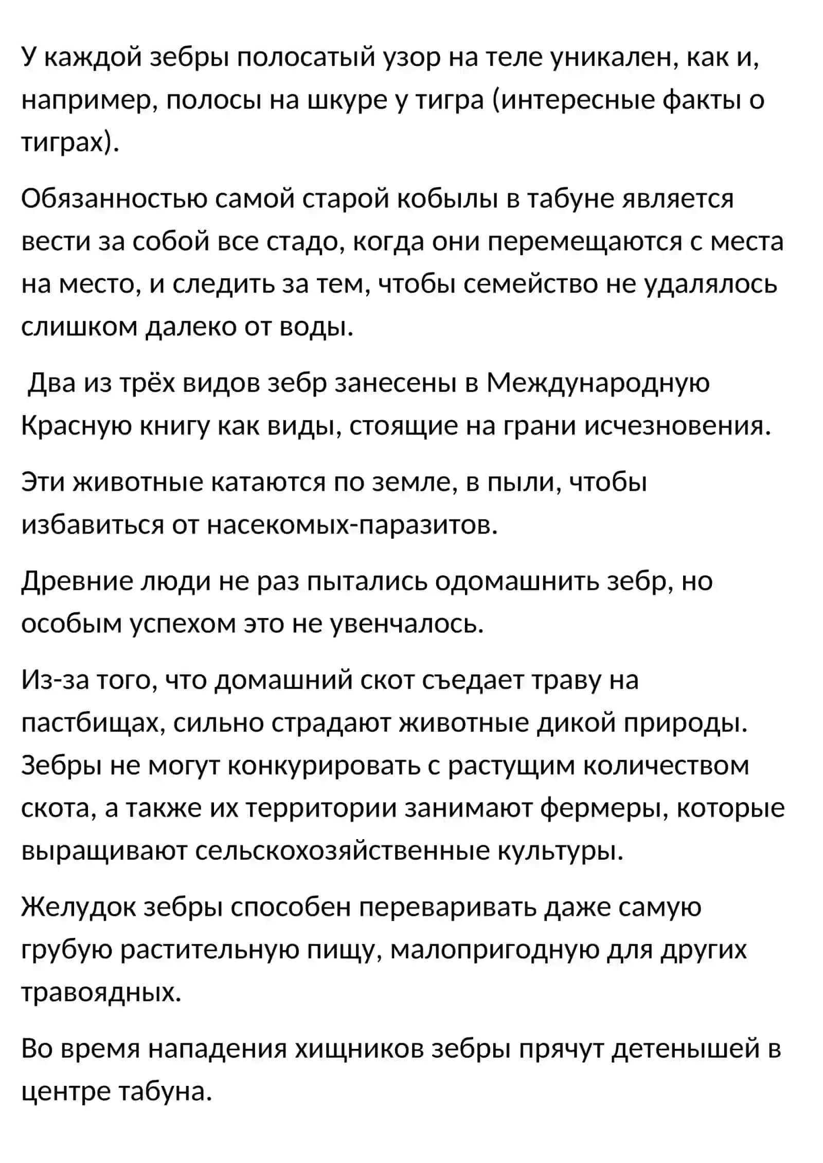 Интересные факты о зебрах 2