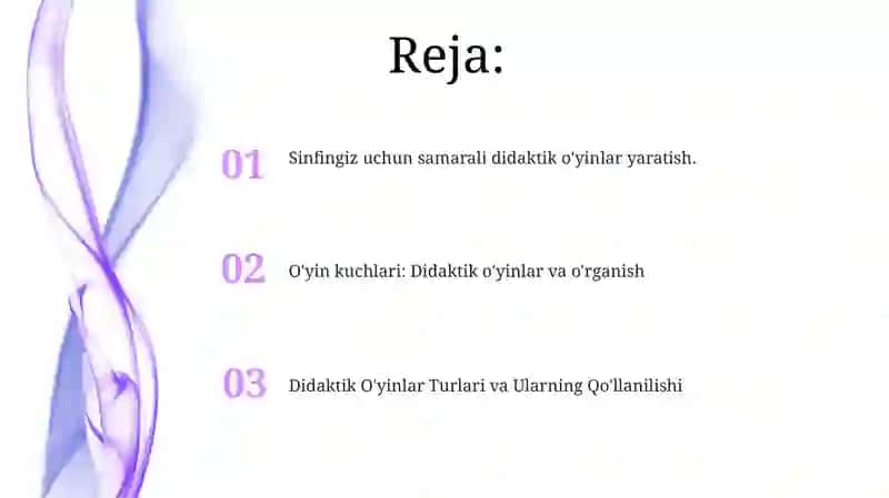 Didaktik O'yinlar 2