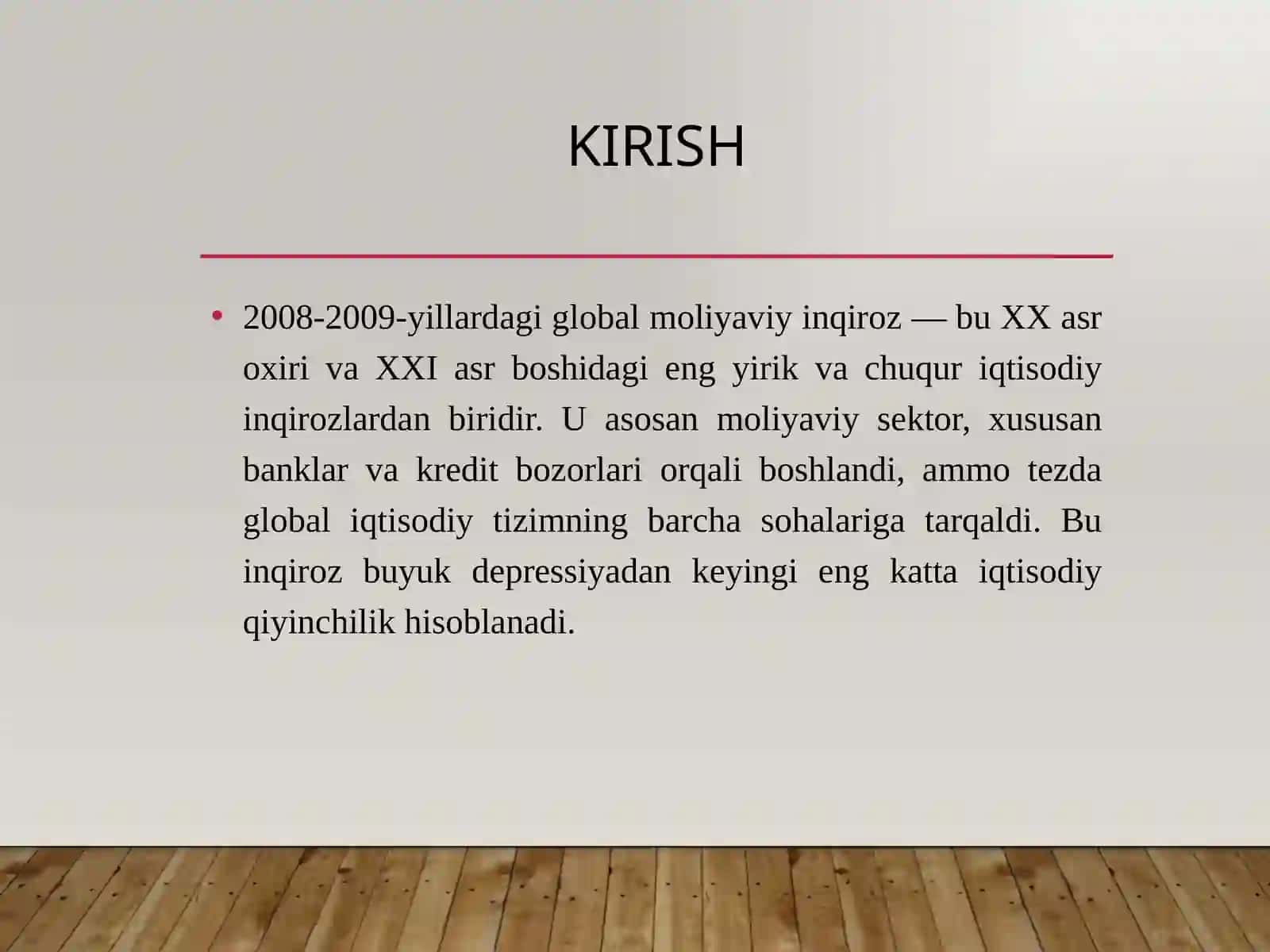 2008-2009-YIL GLOBALMOLIYAVIY INQIROZI 2
