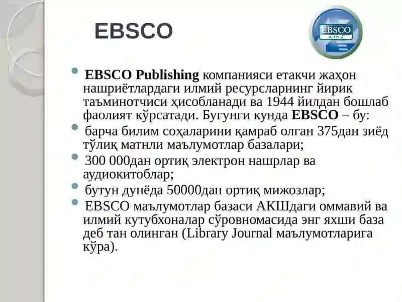 EBSCO Host 2