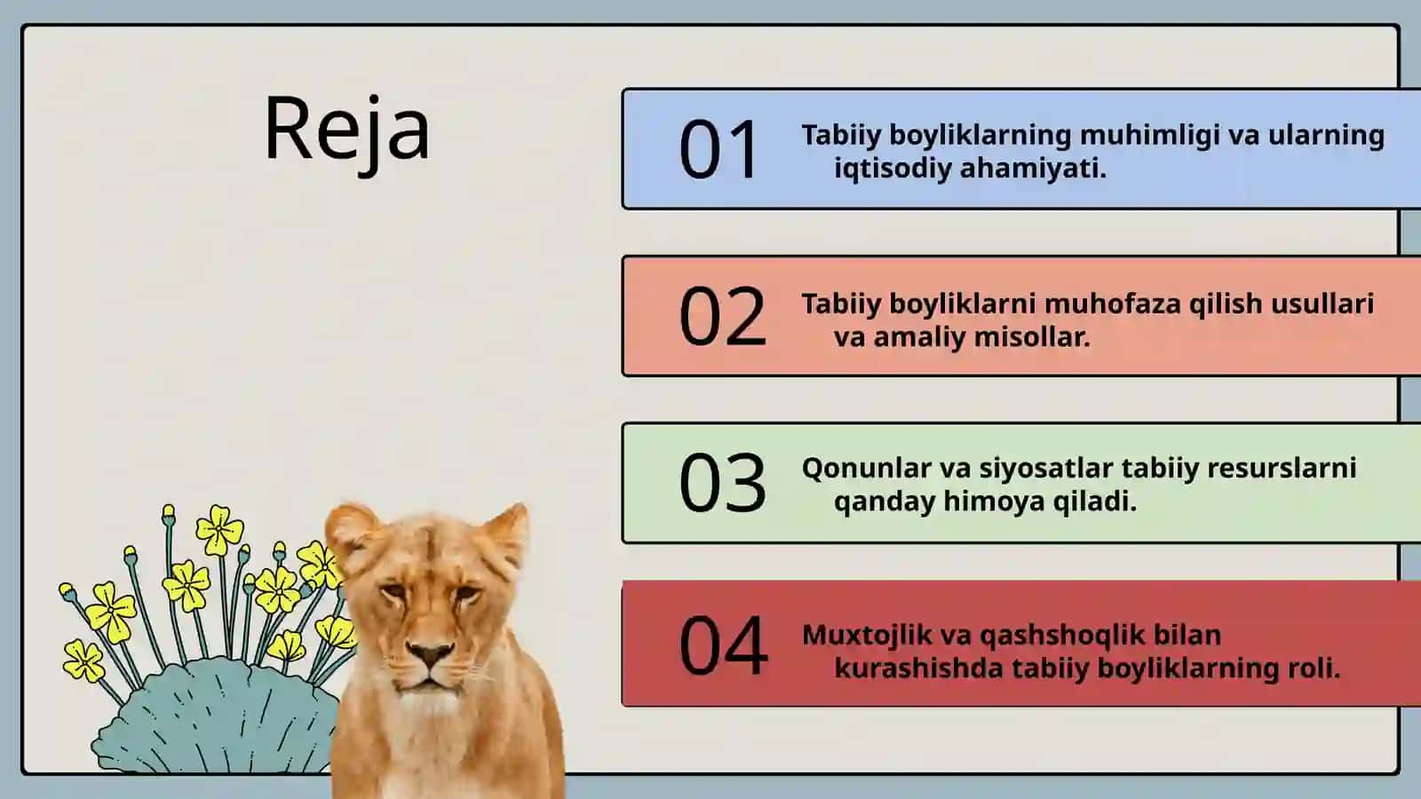 Slayd.Oʻzbekistonning tabiiy boyliklarni muhofaza qilish 2