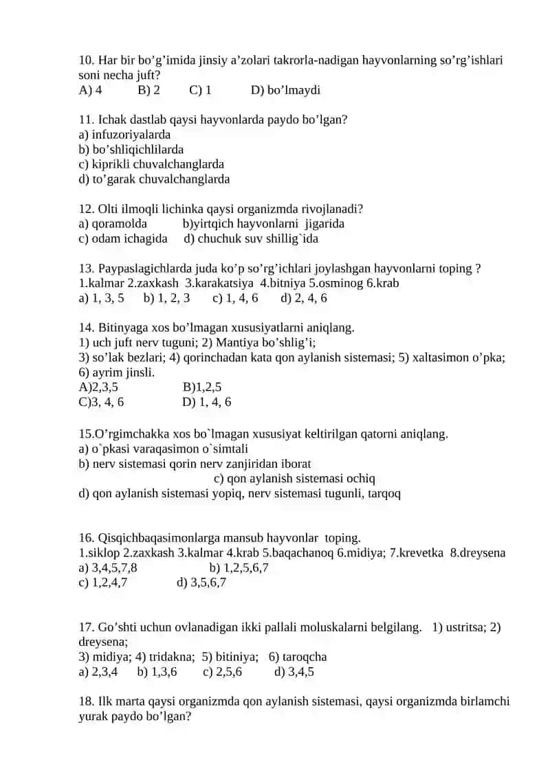 7-sinf zoologiya 2
