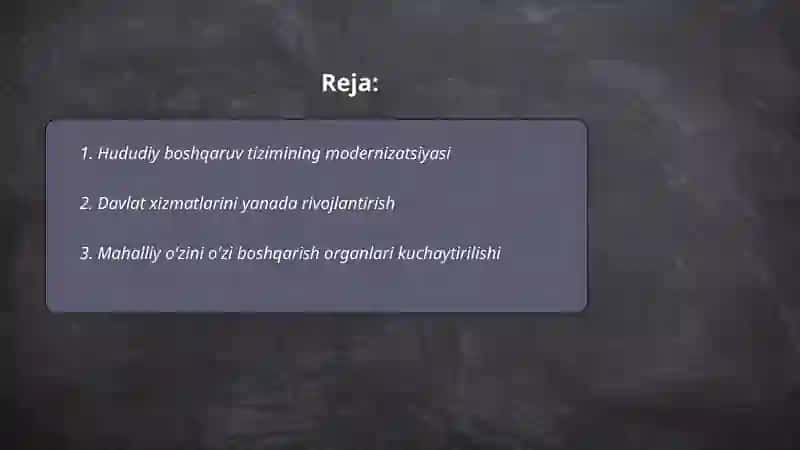 Yangi O'zbekiston tarixi fanidan tayyorlagan prezentatsiya 2