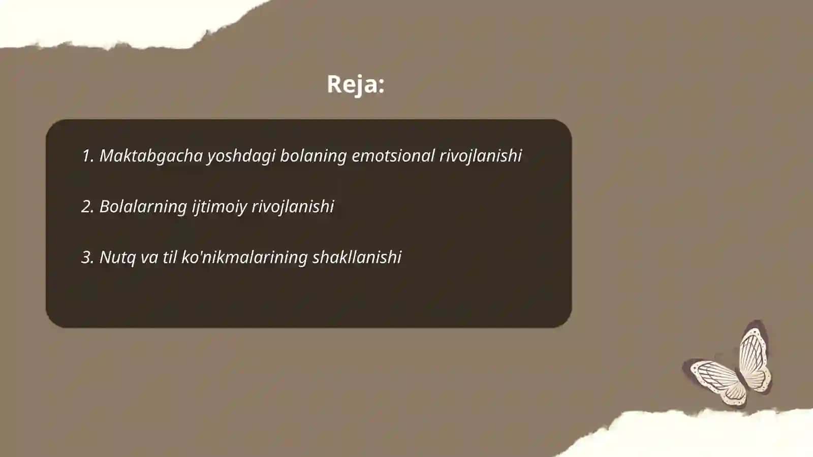 Maktabgacha yosh davrida psixik rivojlanish 2