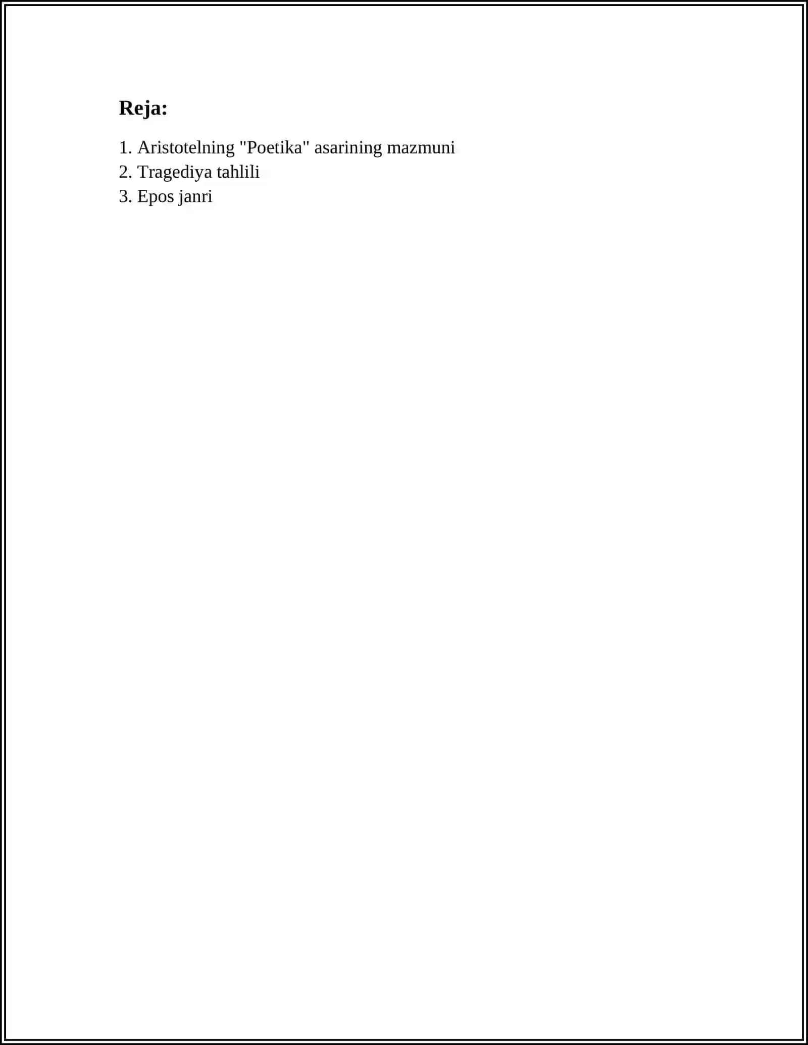 ARISTOTELNING "POETIKA "ASARI HAQIDA 2