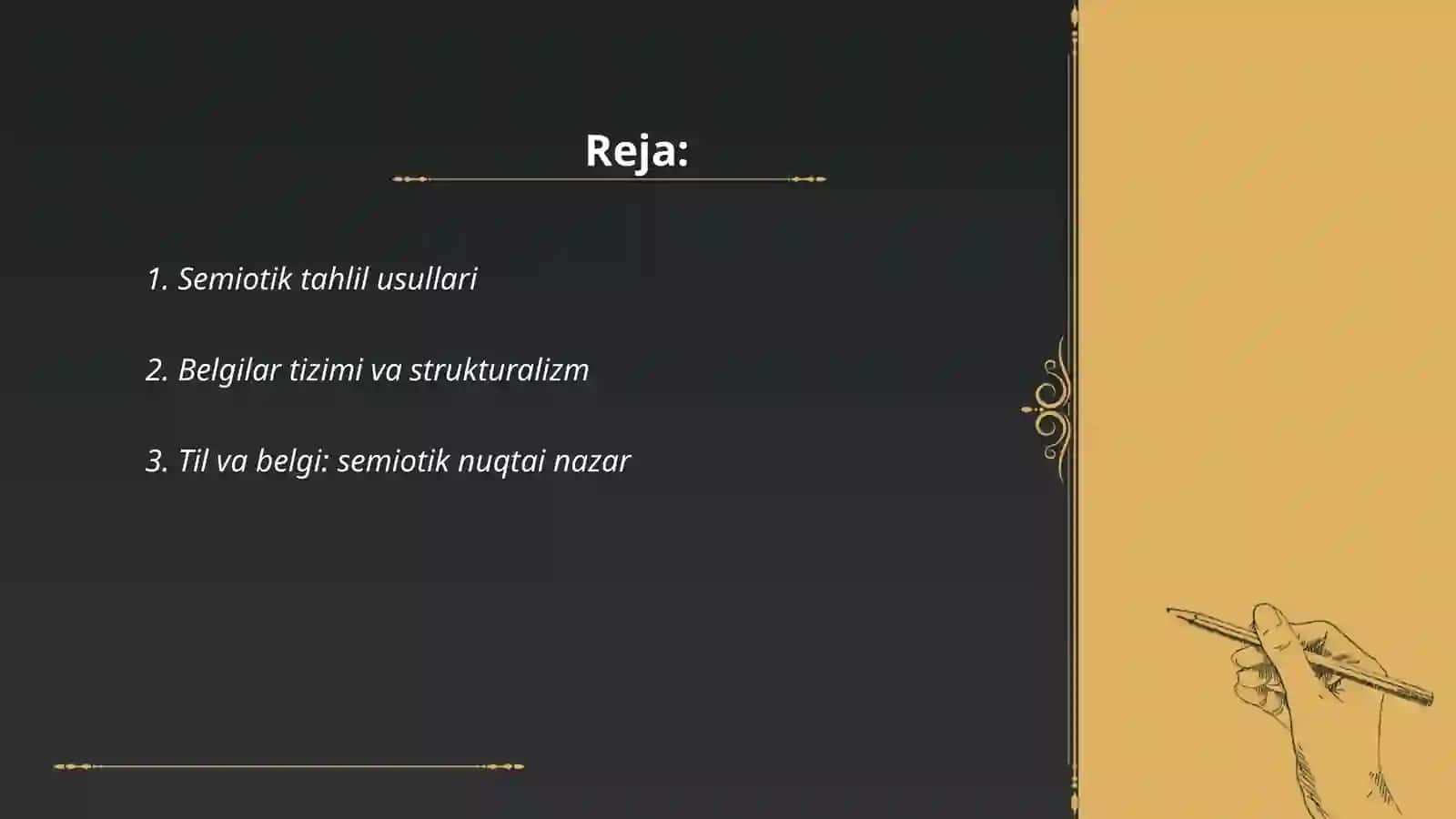Semiotik tahlil usullari 2