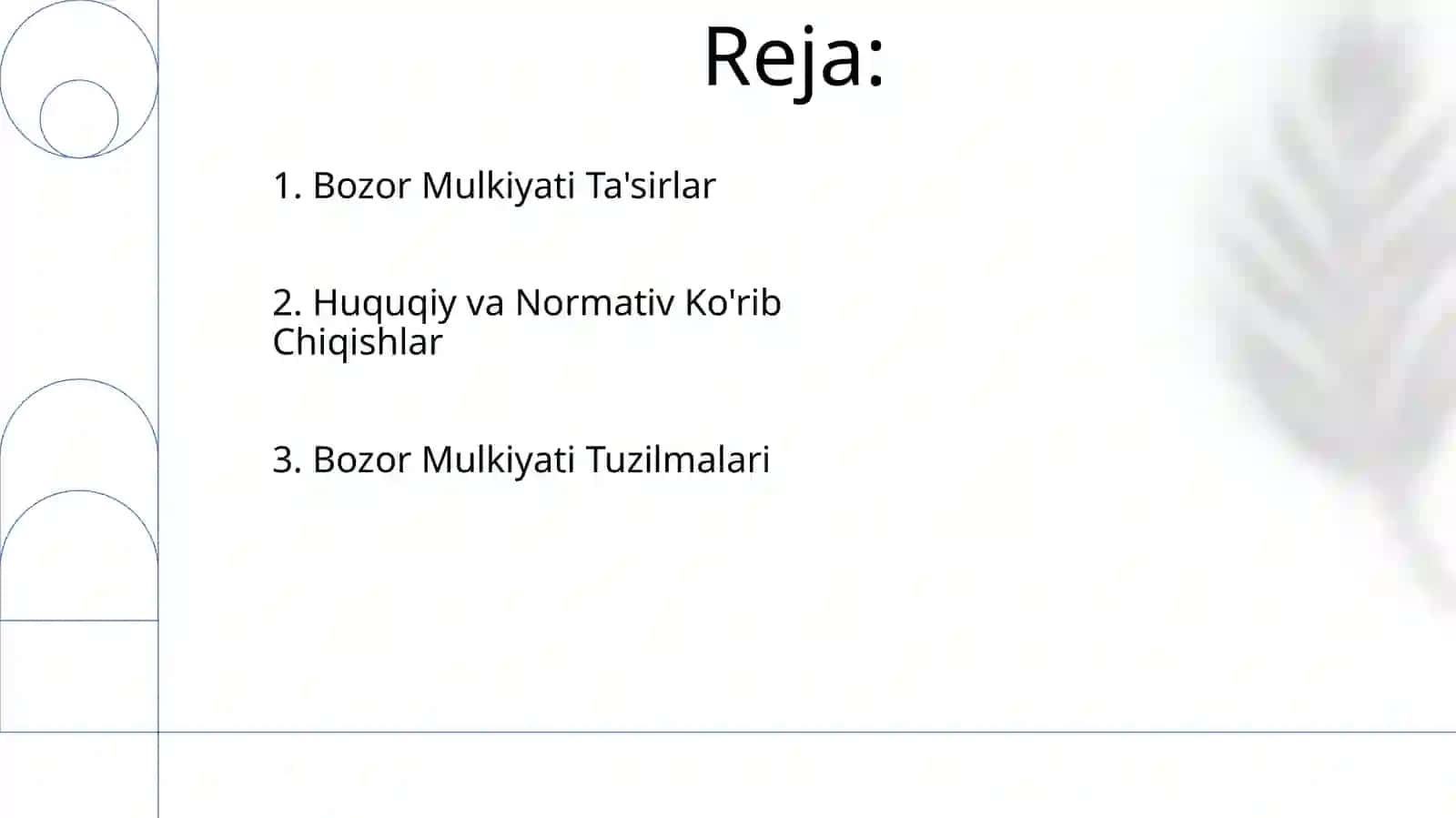 Bozor munosabati mulkchilik 2