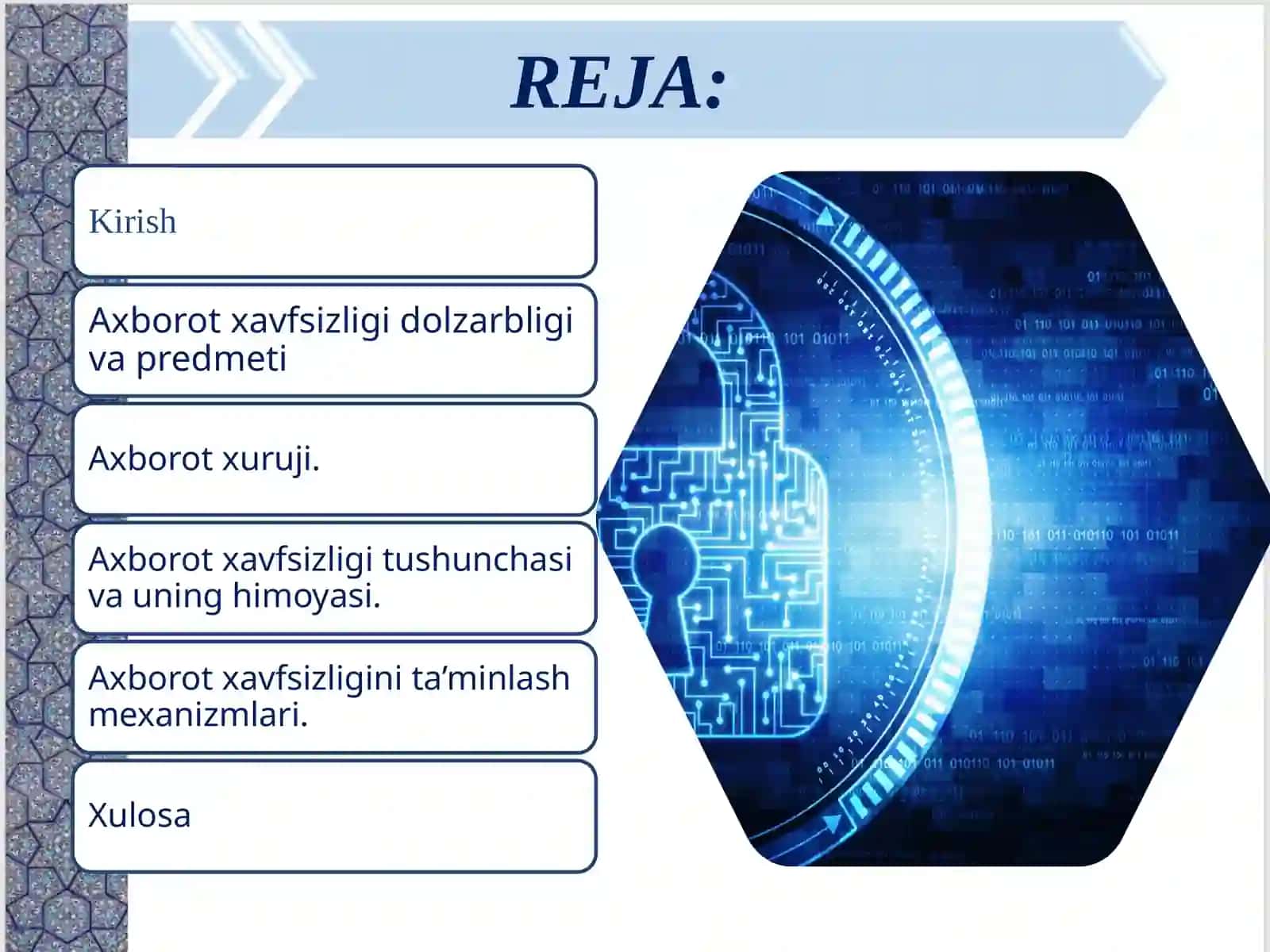 AXBOROTXAVFSIZLIGINI TA’MINLASHNING O’ZIGA XOS HUSUSIYATLARI 2