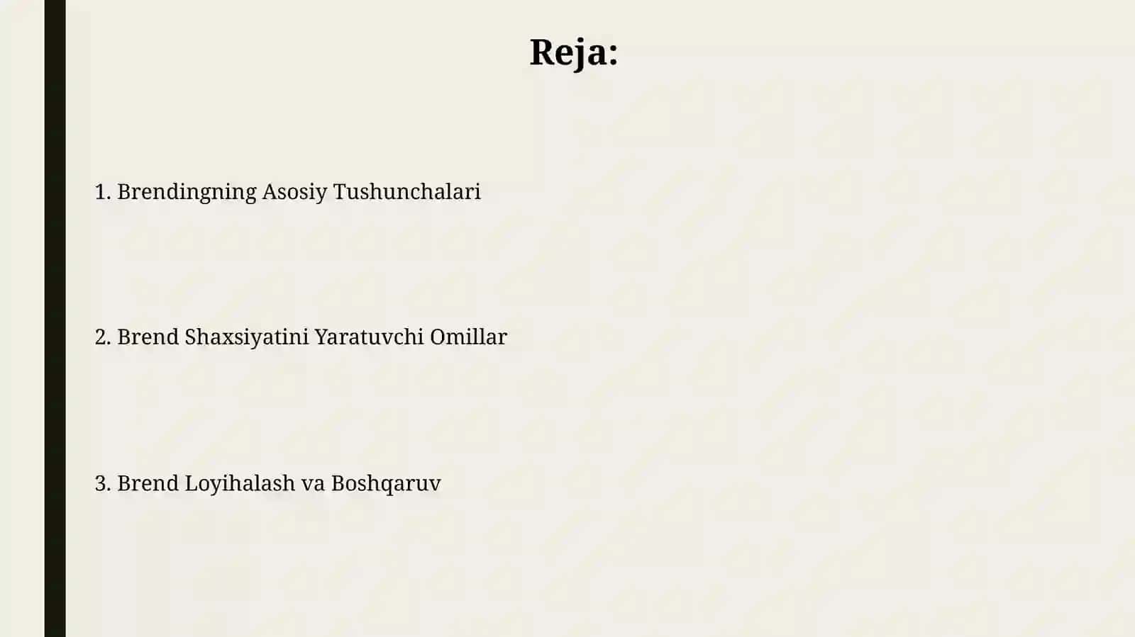 Brending asosiy tushuncha va tariflar 2