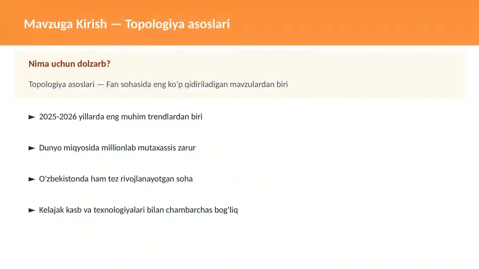 Topologiya asoslari 2