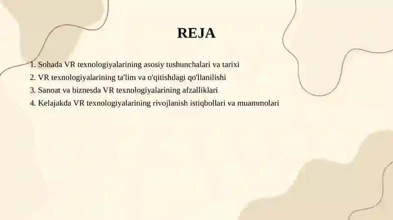 Sohada VR texnologiyalaridan foydalanish 2