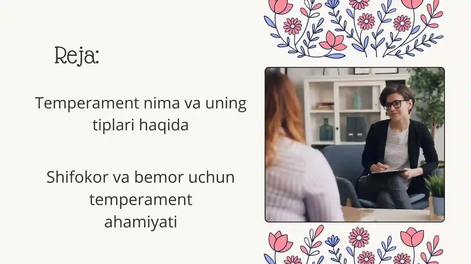 Temperament va uning shifokor va bemor uchun ahamiyati 2