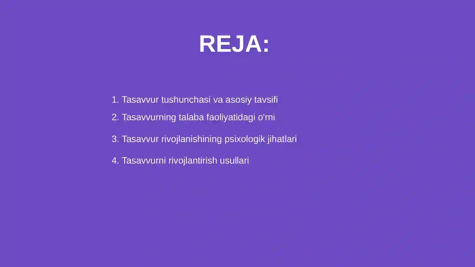 Tasavvur va uning talaba faoliyatidagi roli 2