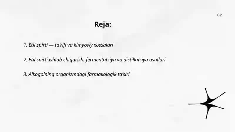 Etil spirti. Alkogolizm va uning asoratlari 2