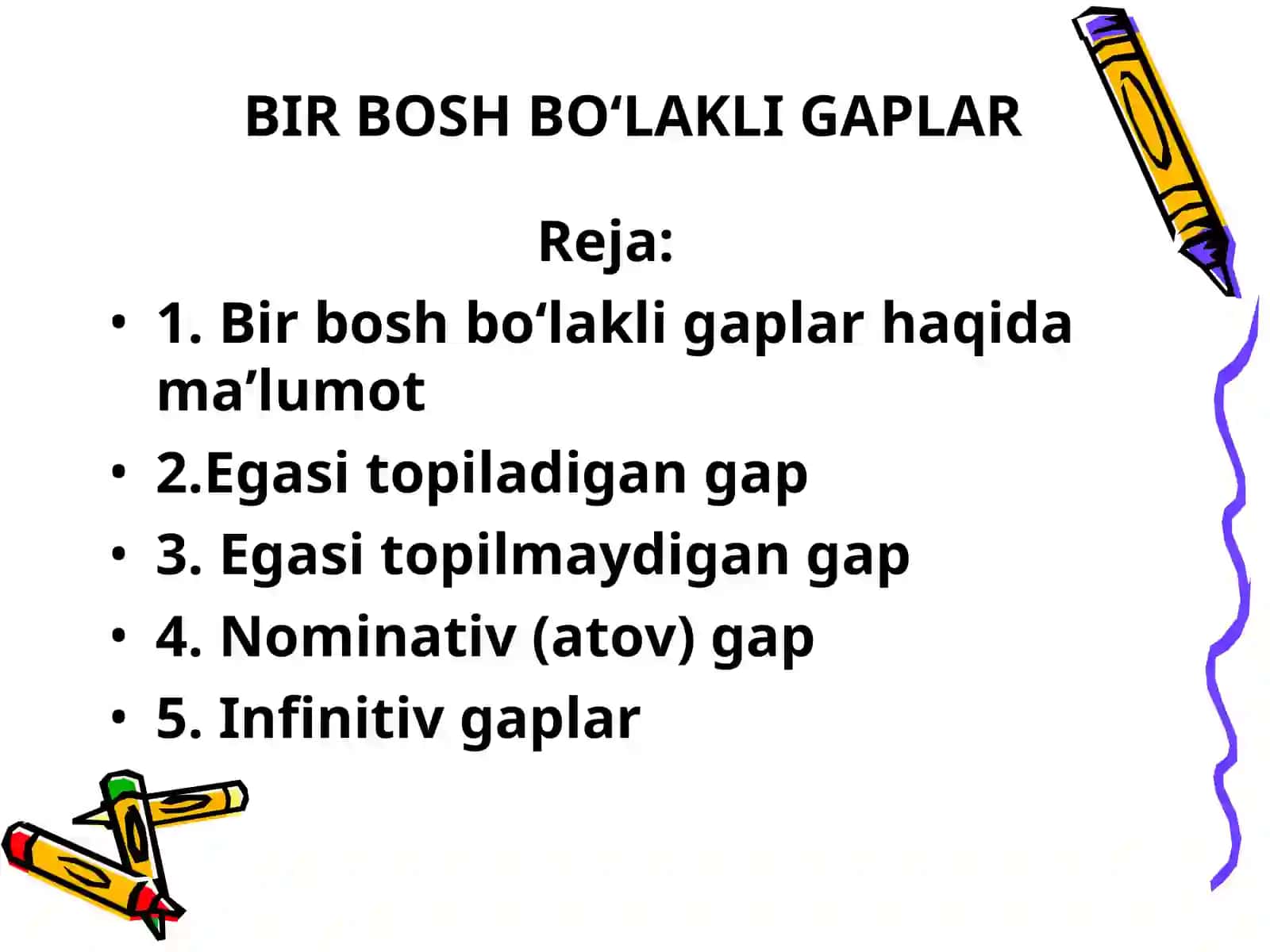 BIR BOSH BO‘LAKLI GAPLAR 2