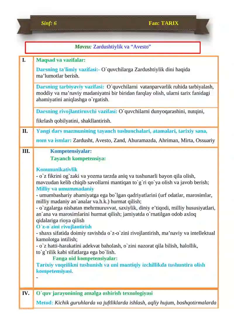 Zardushtiylik va “Avesto” 2