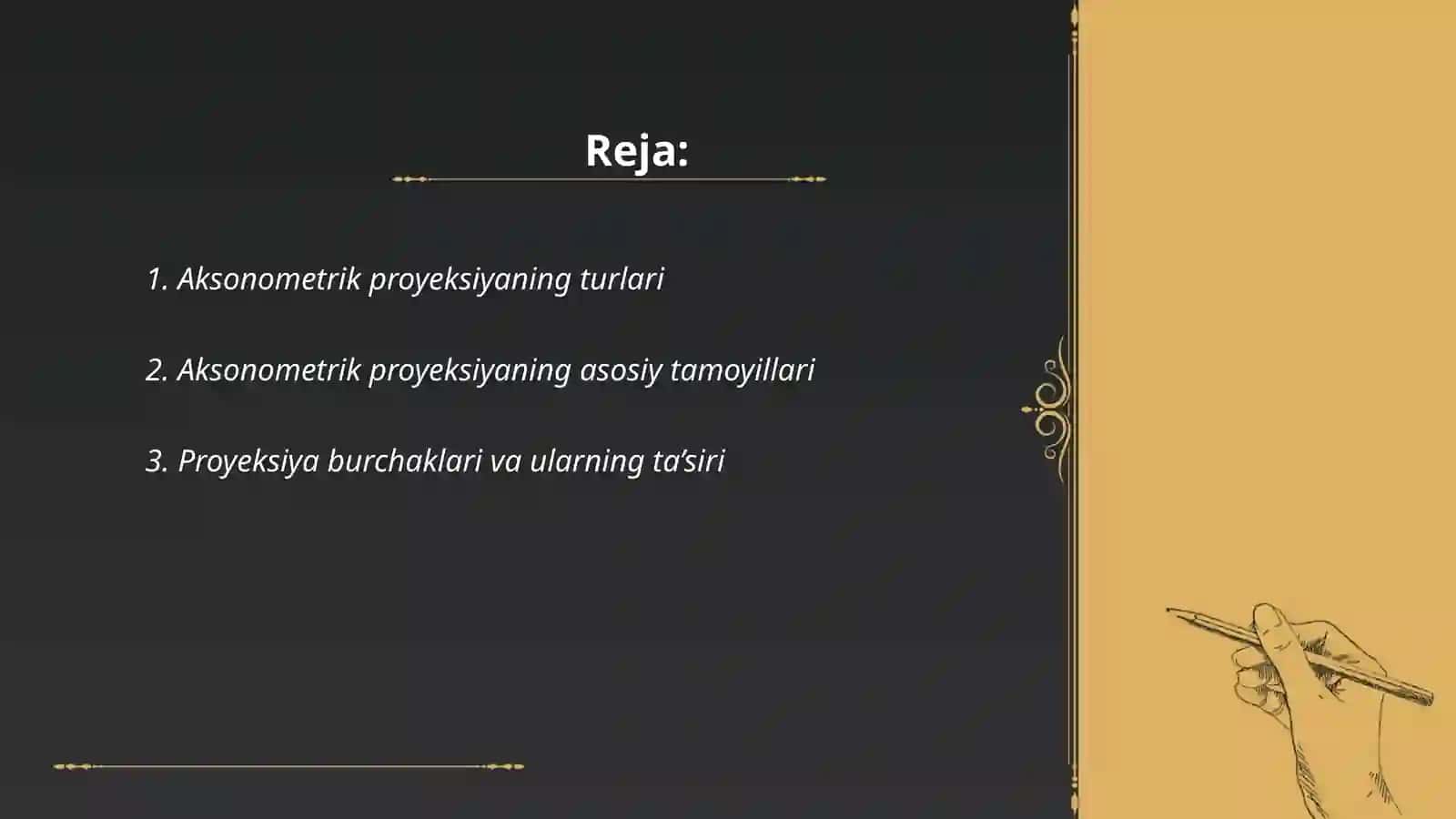 Aksonometrik Proeksiya 2