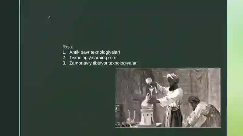 Antik davr texnologiyalari 2