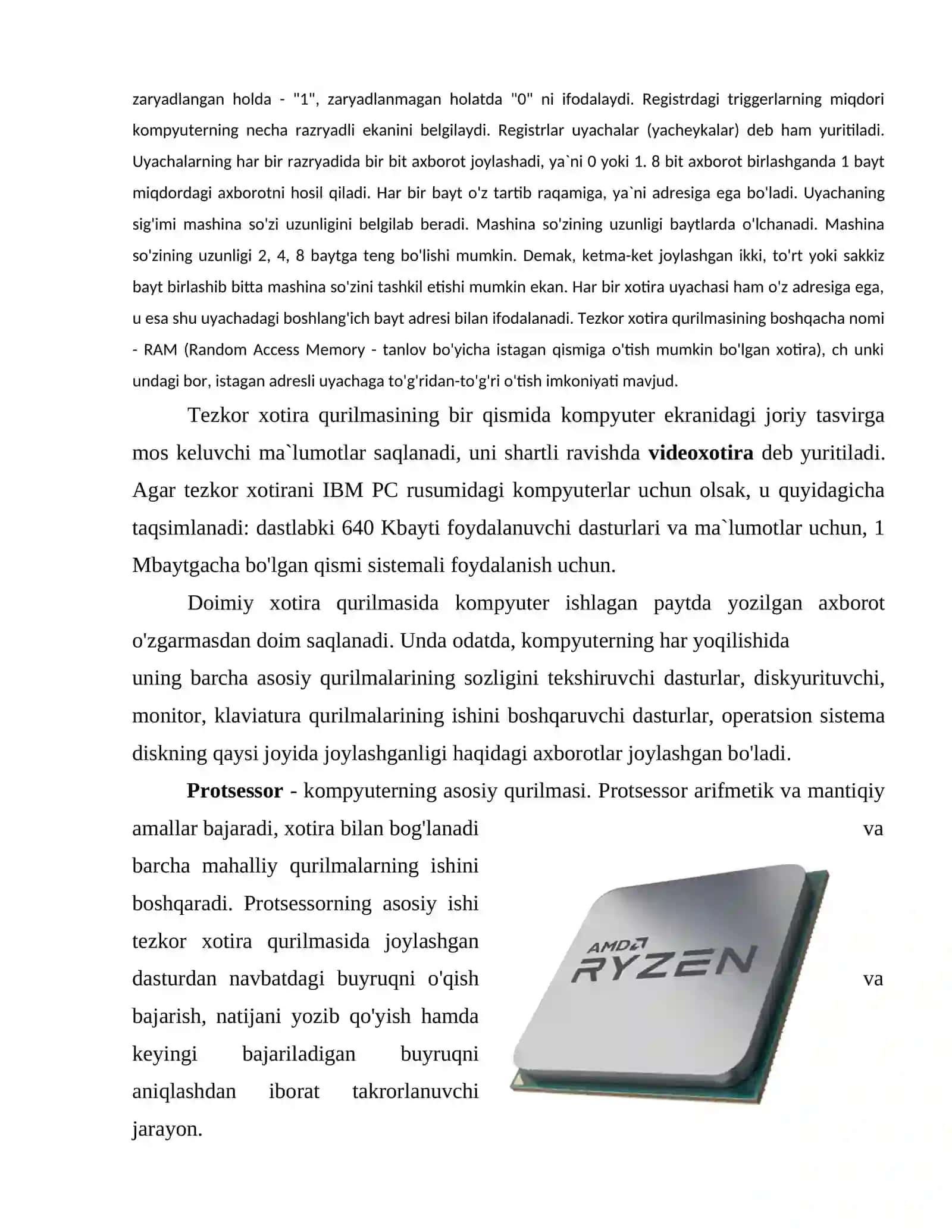 Kompyuterlar tarixi va rivojlanishi 2
