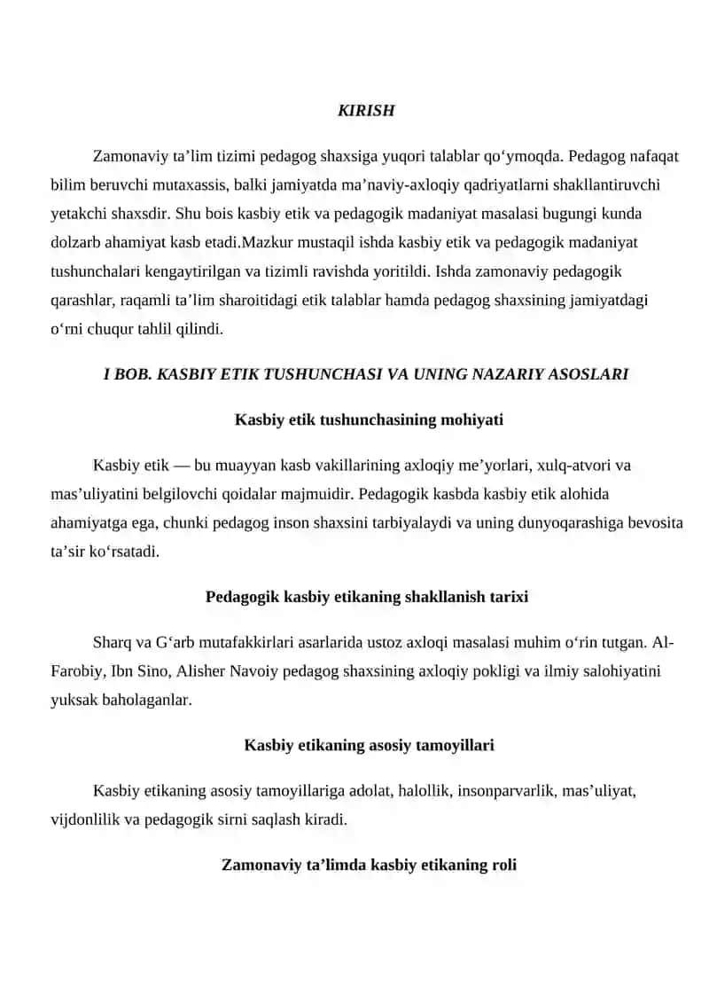 Kasbiy etik va pedagogik madaniyat 2