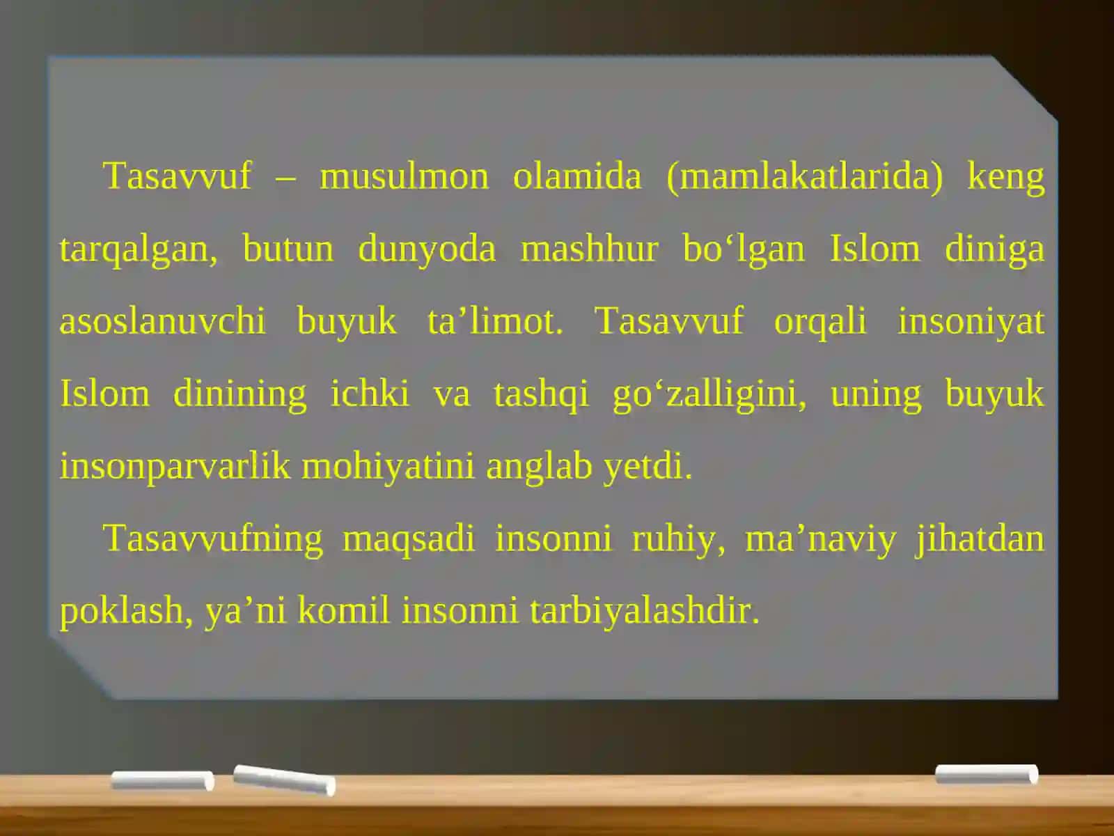 9-sinf Adabiyot fani darsligi asosida 4-mavzu KOMIL INSON 2
