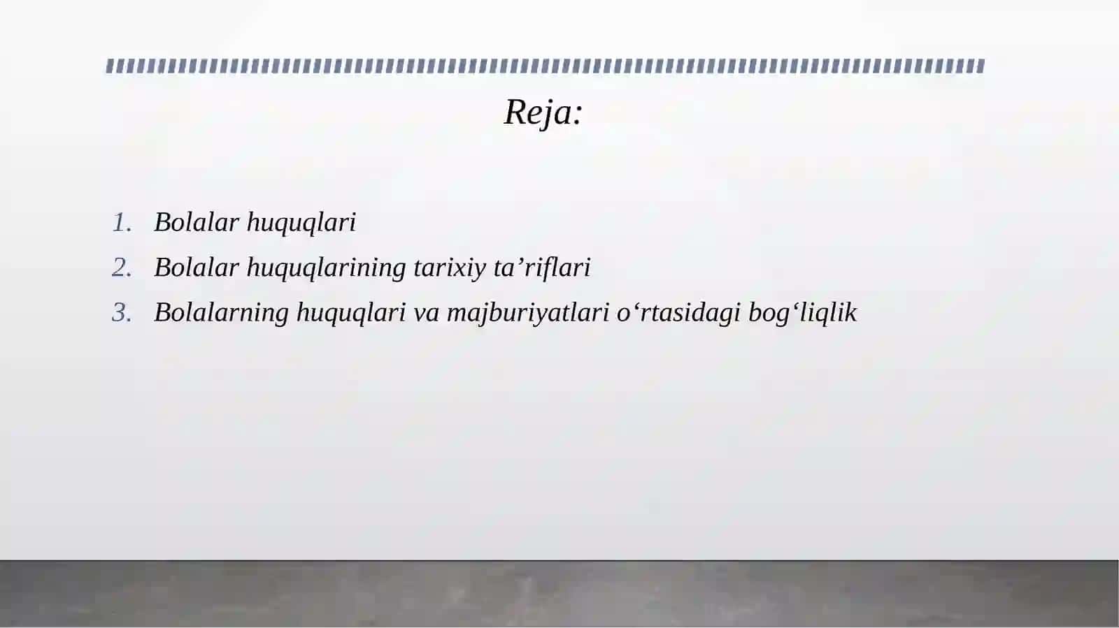 Bolalarning asosiy huquq va erkinliklari 2