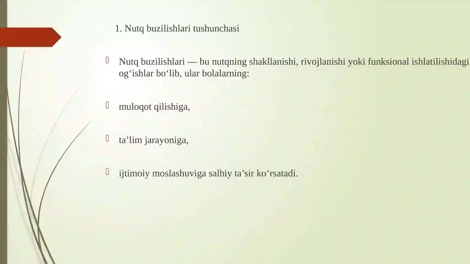 Nutq buzilishlari diagnostika  va kompleks korreksiya 2