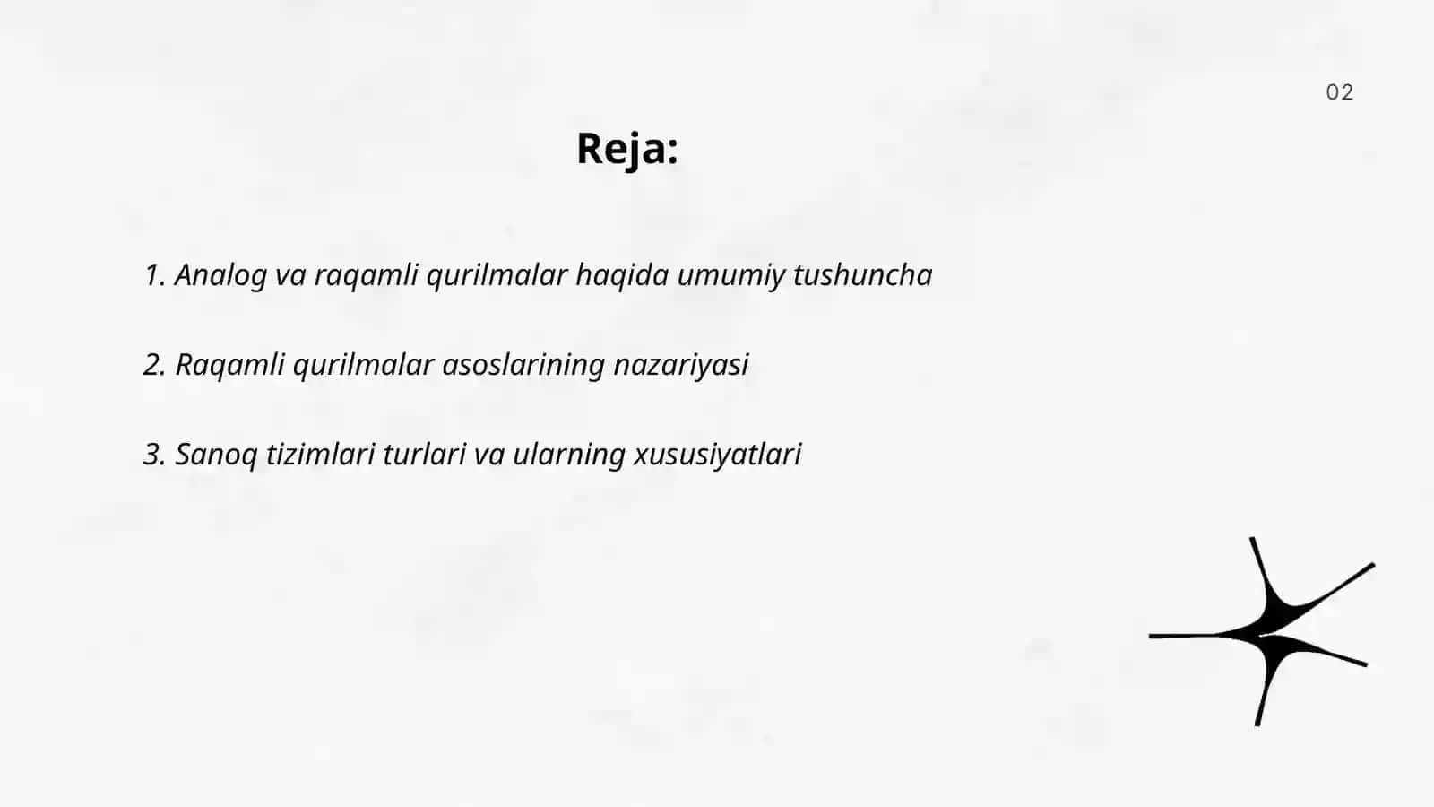 Analog va raqamli qurilmalar 2