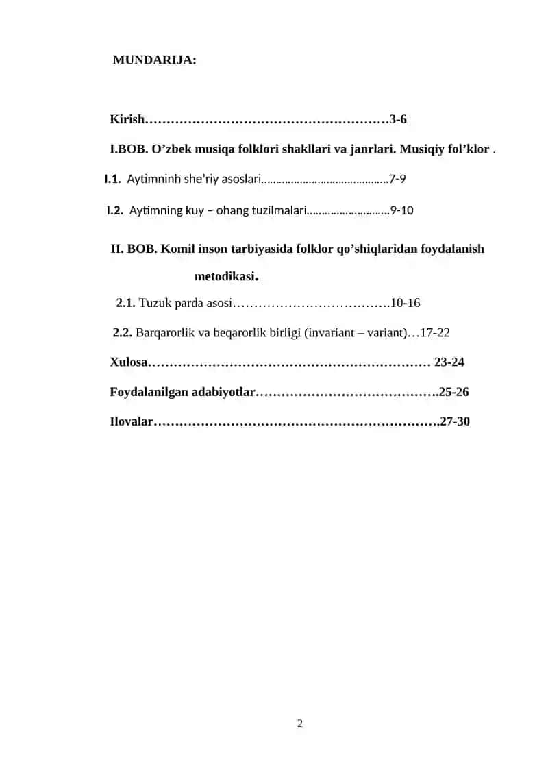 XALQ MUSIQASINING UMUMNAZARIY MASALALARI 2