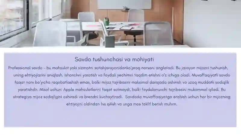 Savdo tushunchasi va mohiyati 2
