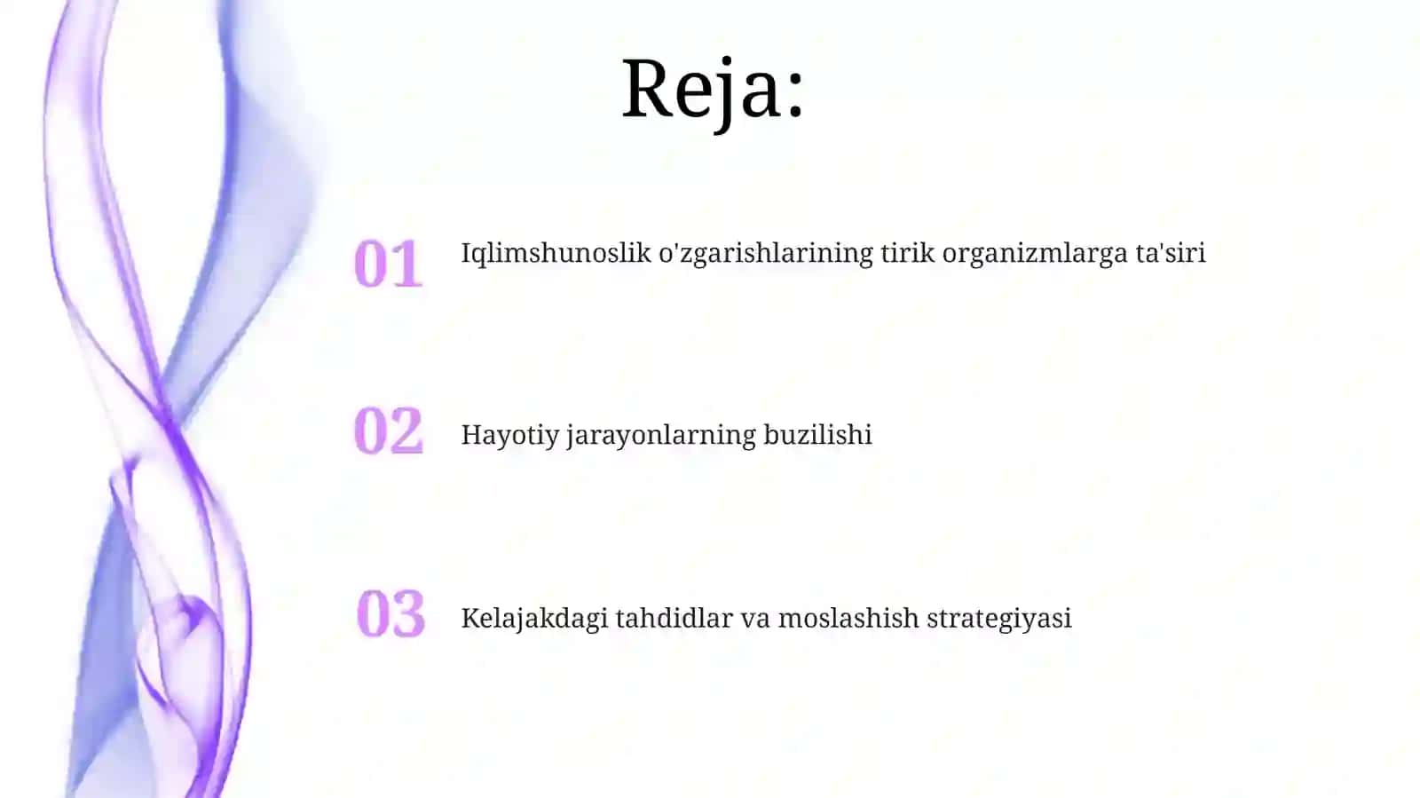 Iqlimoʻzgarishininghayotiyjarayonlargataʼsiri 2