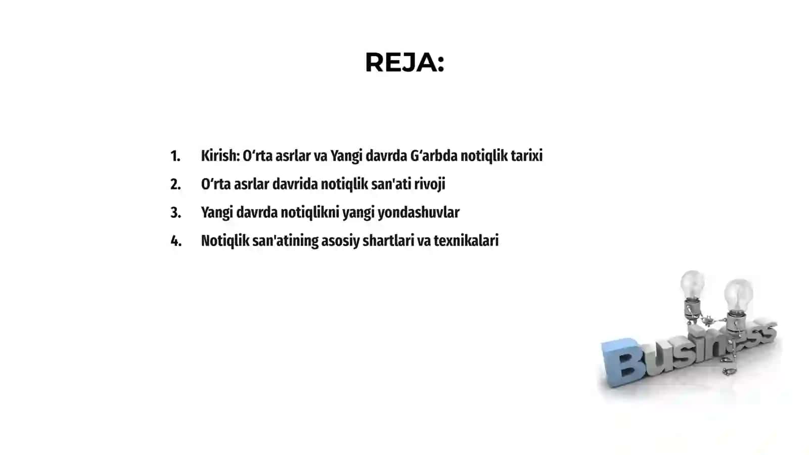 Oʻrta asrlar va Yangi davrda G'arbda notiqlik san'ati rivoji 2