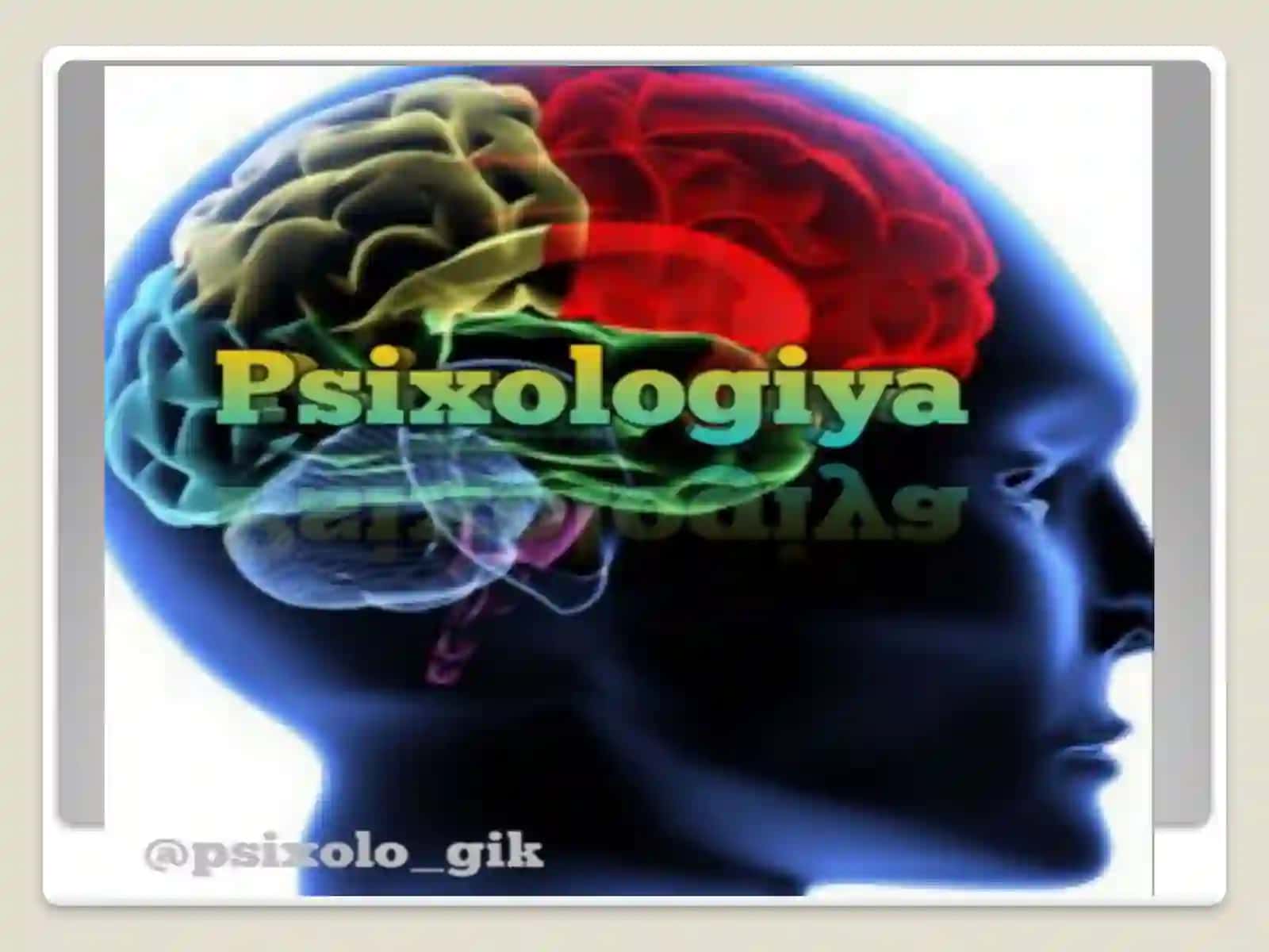 Psixologiya fanining maqsad va vazifalari 2
