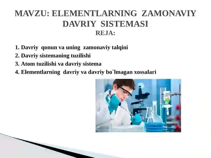 Umumiy va Organik Kimyo 2