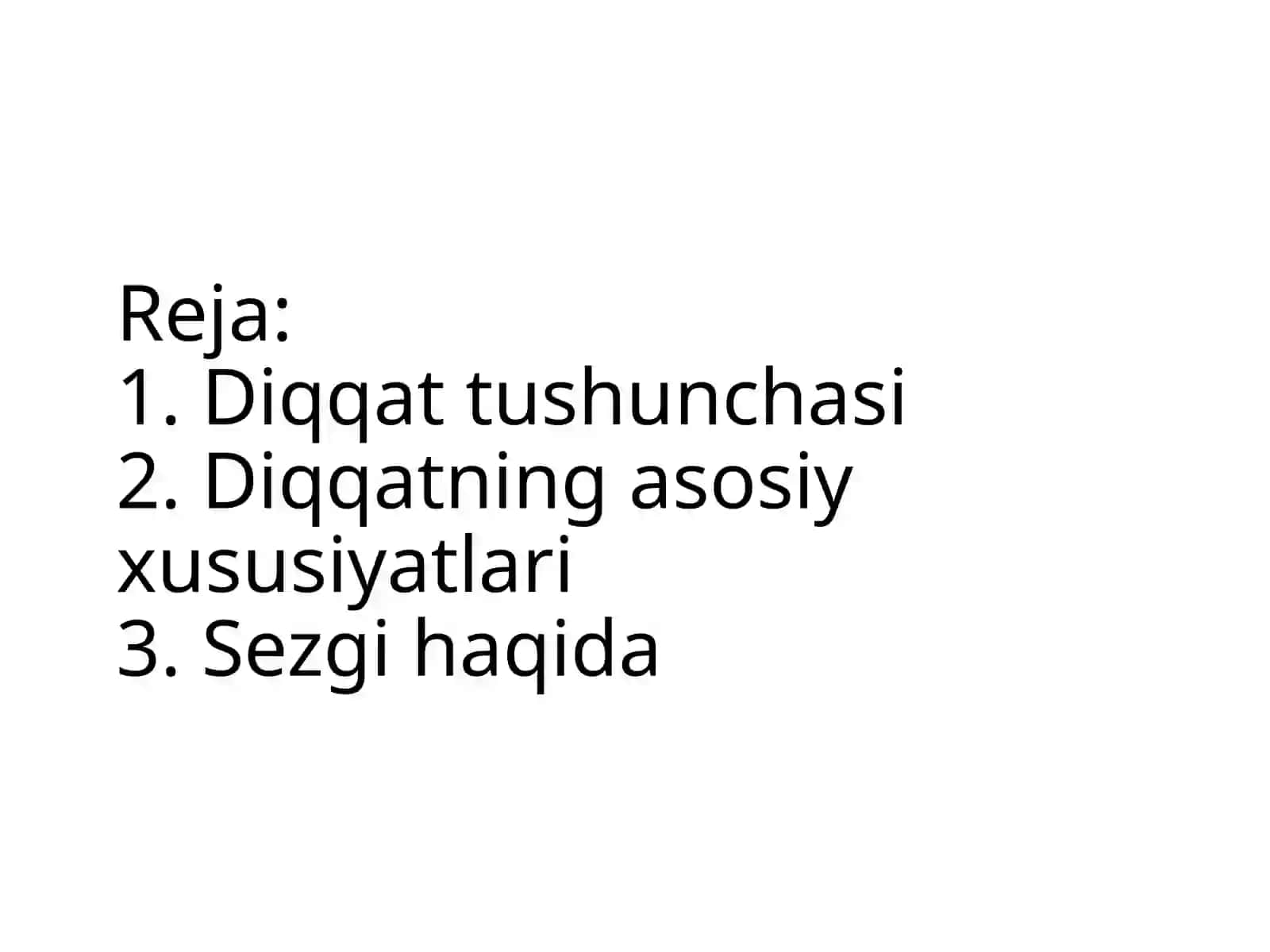 Diqqat va sezgi 2
