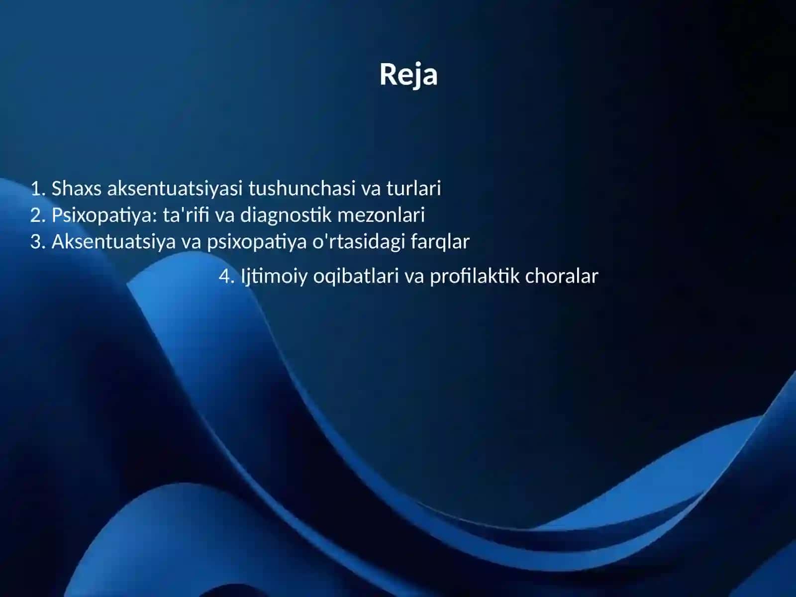 Shaxs aksentuatsiyasi Psixopatiya 2