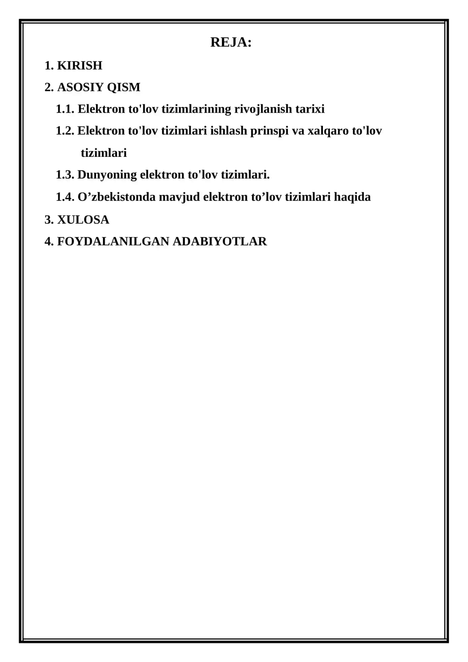 Internet to`lov tizimlari 2