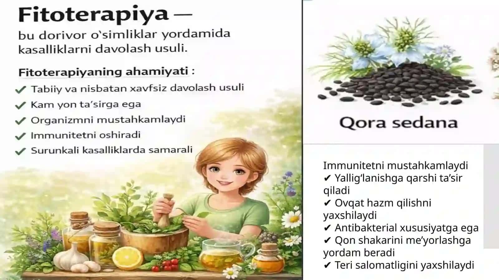 Bolalar kasalliklarida fitoterapiyaning oʻrni 2
