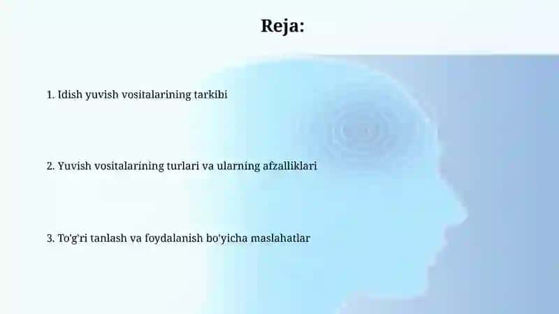 Idish yuvish vositalari 2