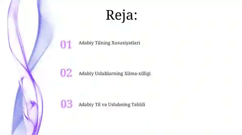 Adabiytil va uslubiyat 2