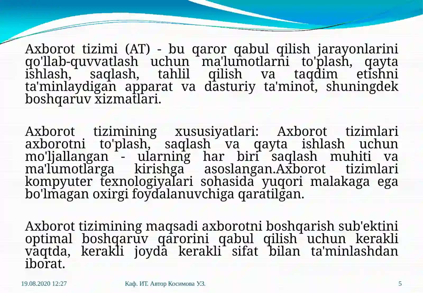 Loyiha boshqarish axborot tizimlari (CRM va ERP) 2