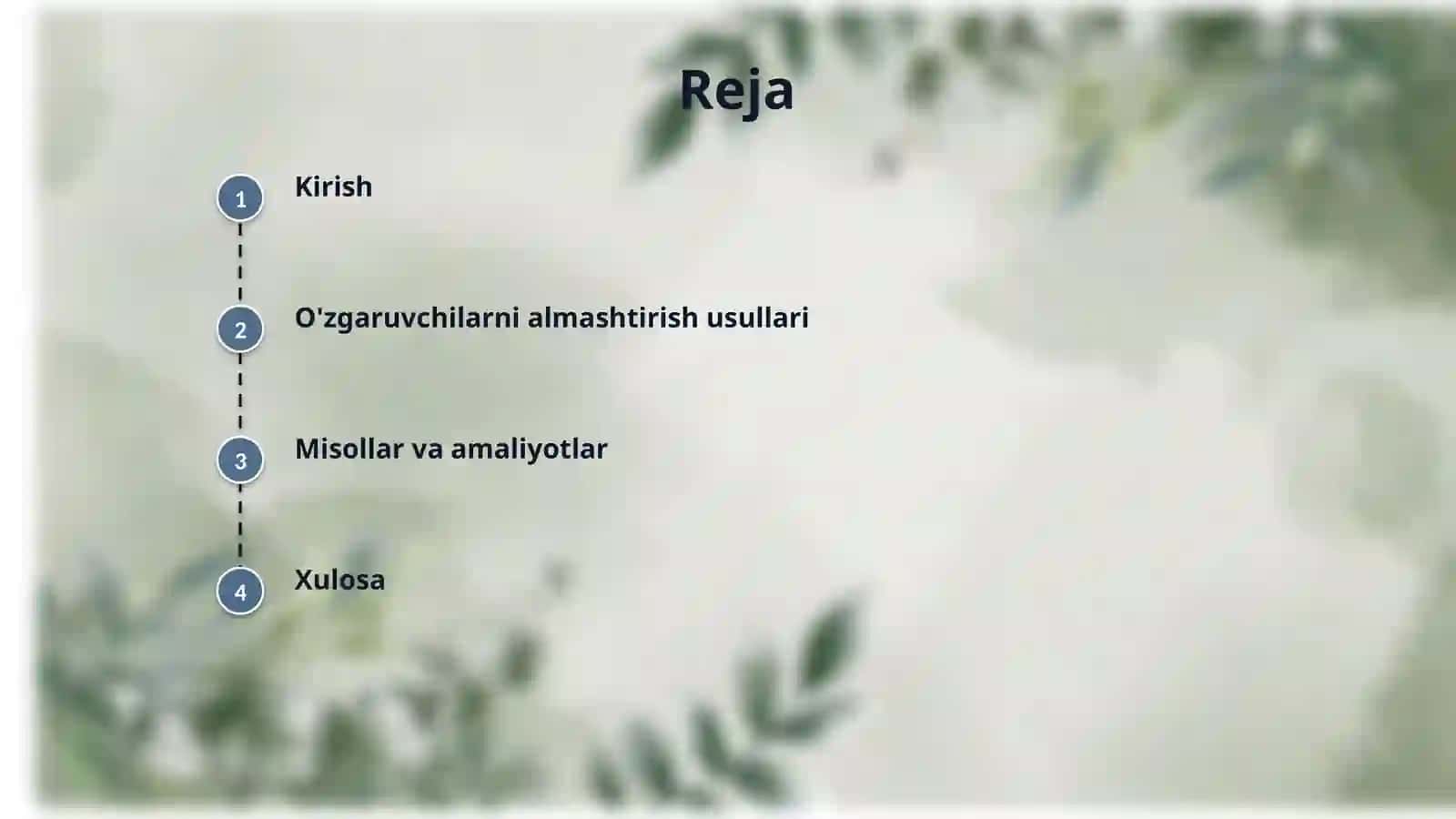 Uch karrali integralda oʼzgaruvchilarni almashtirish 2